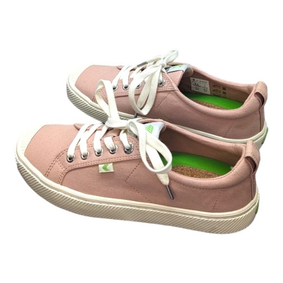 Cariuma Unisex Sneakers Oca Low Top Lace Up Suede Leather Pink W8.5 M7 - Picture 14 of 16